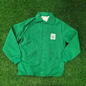 Vintage Estech Harvest King Jacket Medium 23x29 Green
